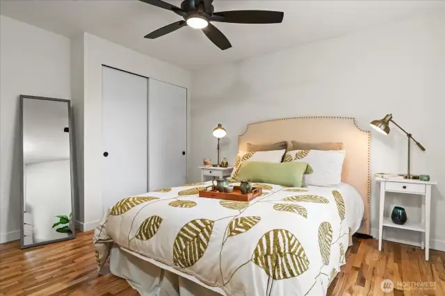 Room for a queen or king-sized bed in roomy primary suite