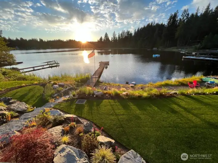Catch beautiful sunsets with the NW exposure.