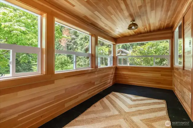 Enclosed porch