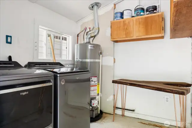 Laundry room in the cottage