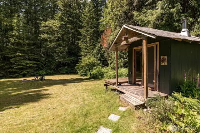 Perfect for a studio, sauna, or garden shed