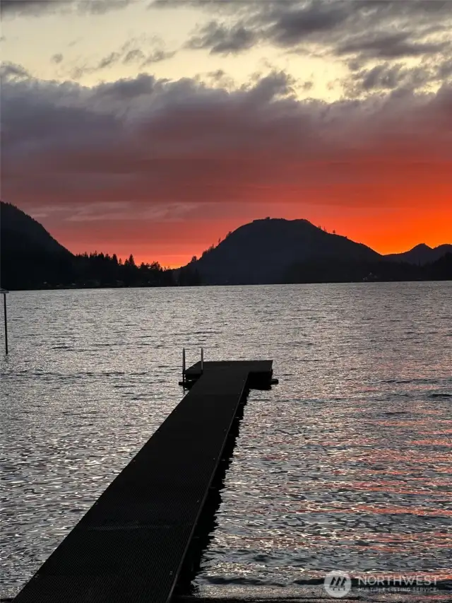 Sunset view.