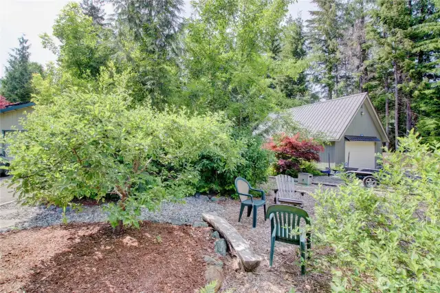 Another view of the off of the driveway.