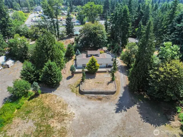 Home is in the midst of a remodel, sold "as is".  Set up with 2 primary suites & kitchen in the middle, separate entry's also.