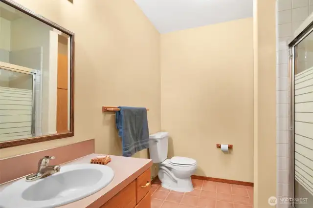 Hallway bathroom