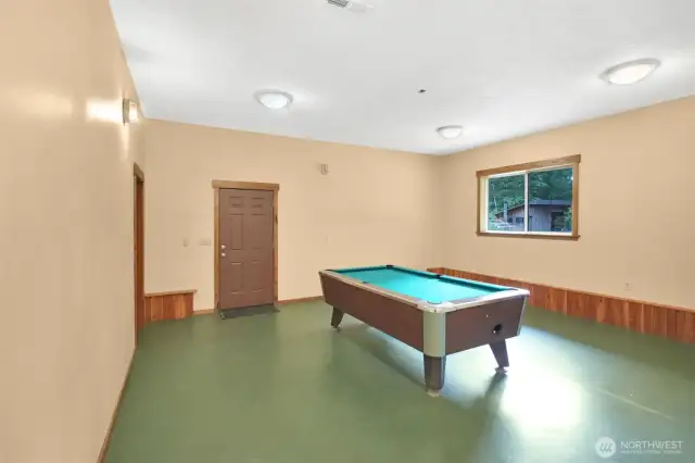 Sunk in game room