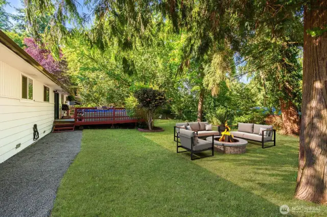 Did we mention the backyard is BIG?