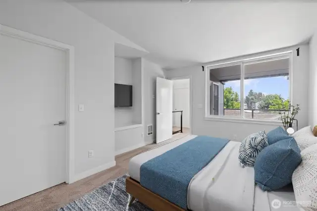 Primary Suite with Balcony