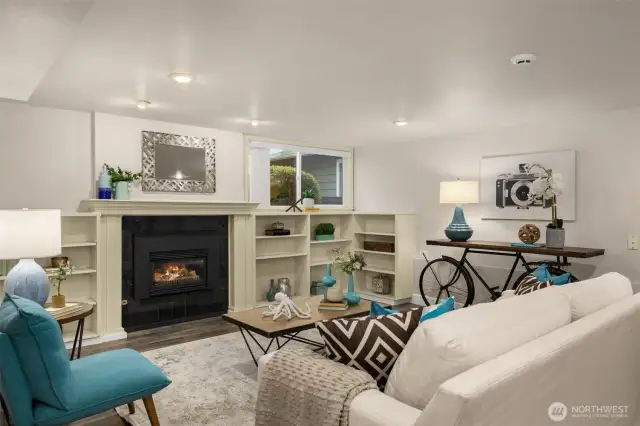 2nd fireplace downstairs