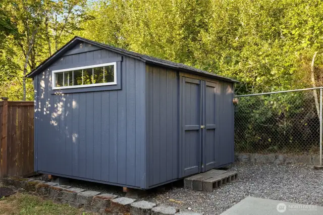 Oversized shed with power!