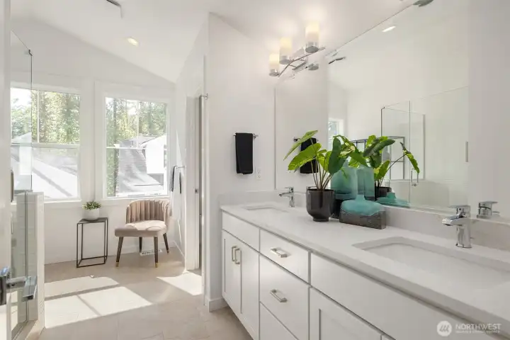 Photos of a staged Marigold home. Surfaces and finishes will vary from subject home.