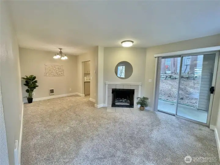 Living room + Dining Room