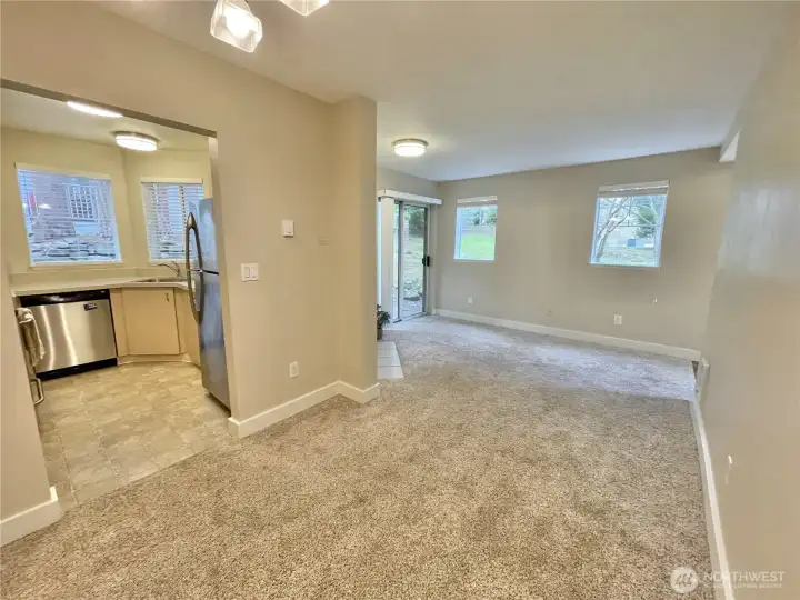 View from Dining room