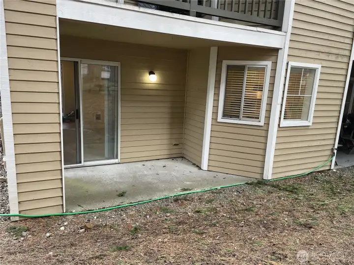 Back covered patio