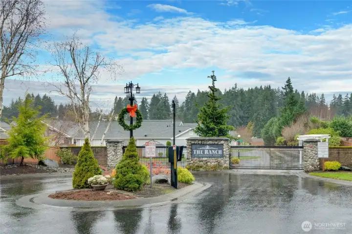 One of the two gates to the community.