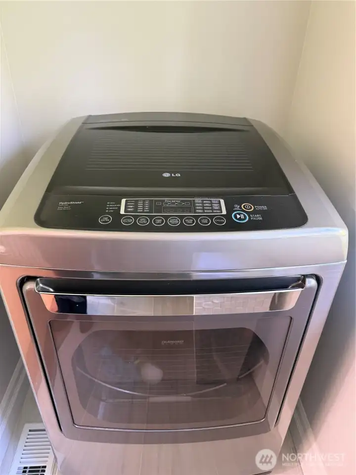 Dryer on the 2nd floor. Additional W/D in  the basement