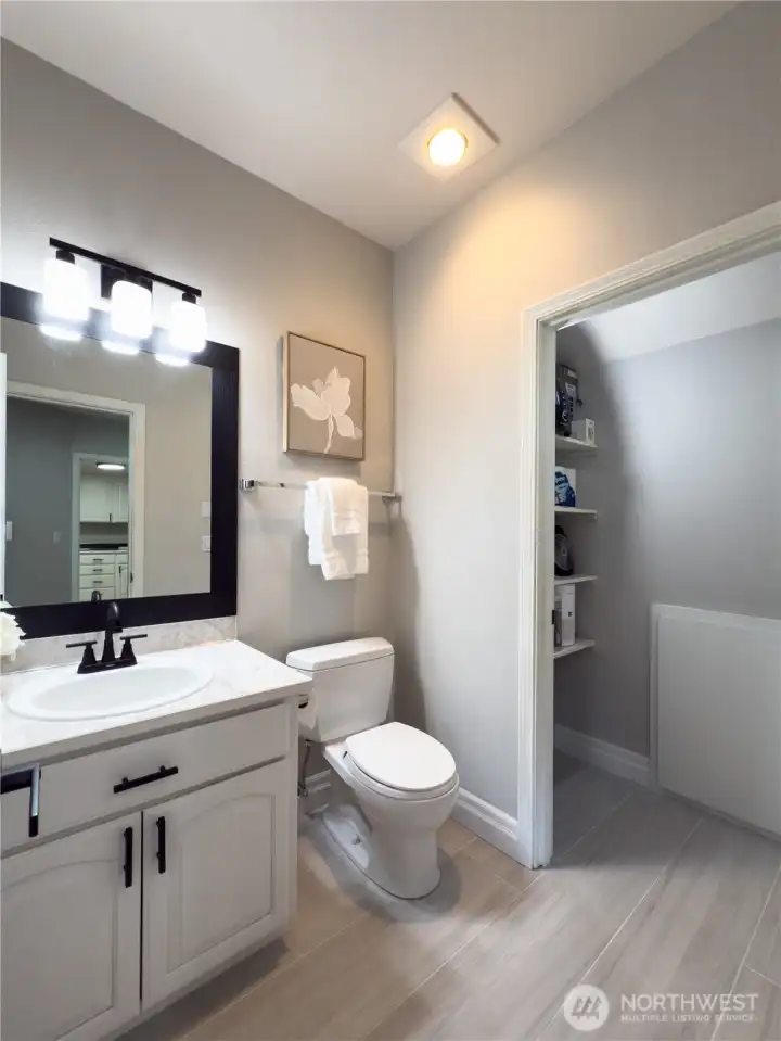 Half Bathroom in Basement
