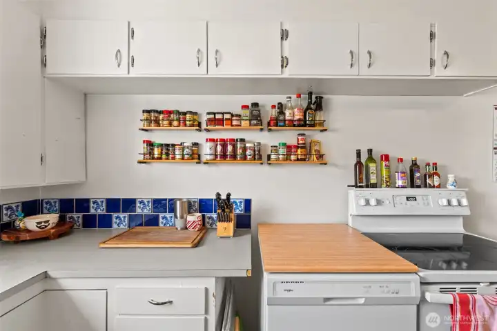 Ample wall space for all of your spicy needs