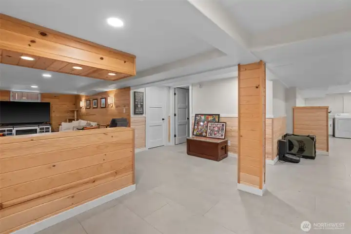 Open space provides the feel of fluid movement and plenty of room to hangout.