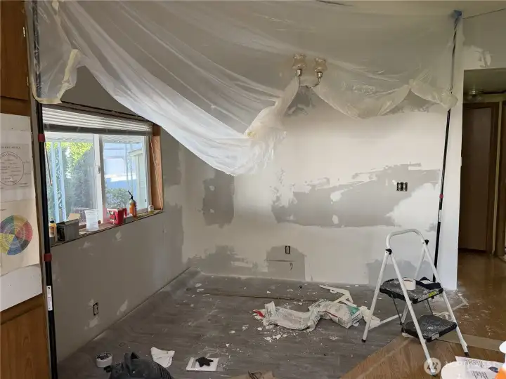 Dining area-work in progress