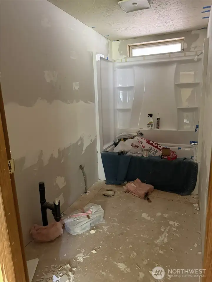 Work on this bath has begun...