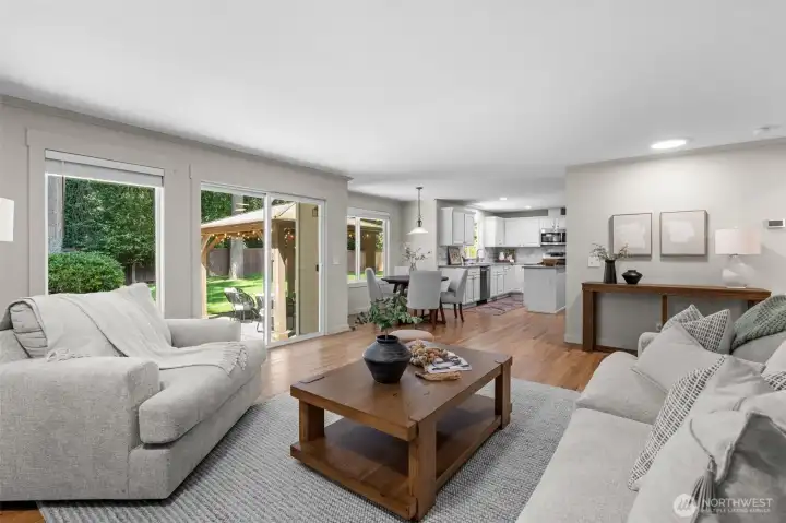 The conversation never stops with this seamless open-concept main living area. The conversation never stops with this seamless open-concept main living area.