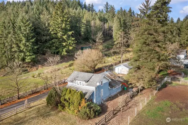 Original decommissioned homestead house