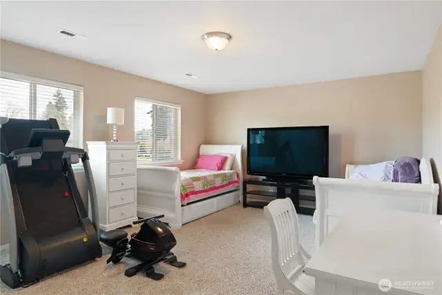 Large 4th bedroom could be used as rec room.