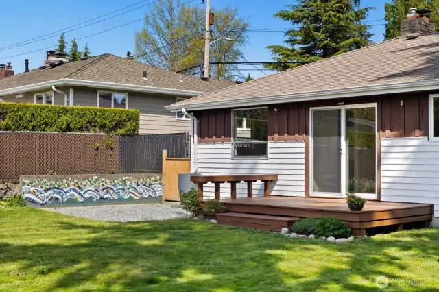 Deck was just refinished before listing.  Just in time for summer!