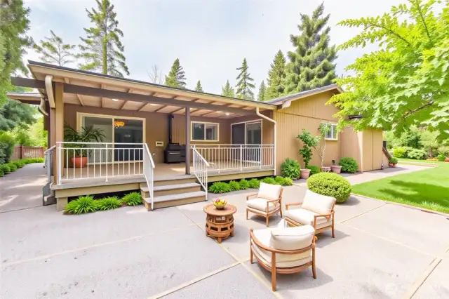 Virtually Staged Patio.