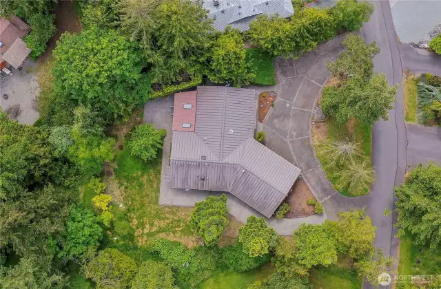 Birdseye view.