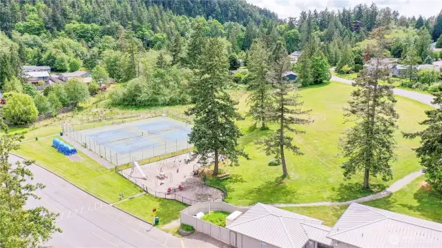 Community parks and numerous community activities.