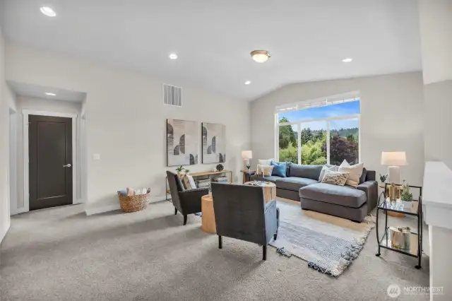 2nd floor loft, perfect for a bonus play room, media room, or more!