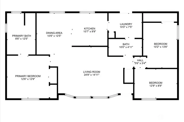 Nice flow to the floorplan