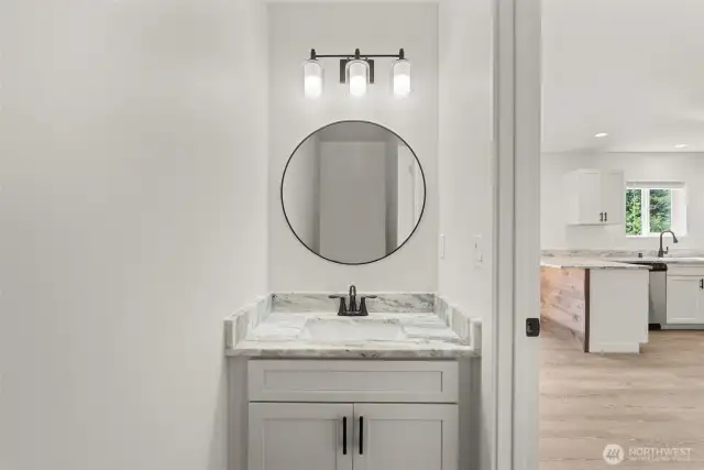 Half bath main story