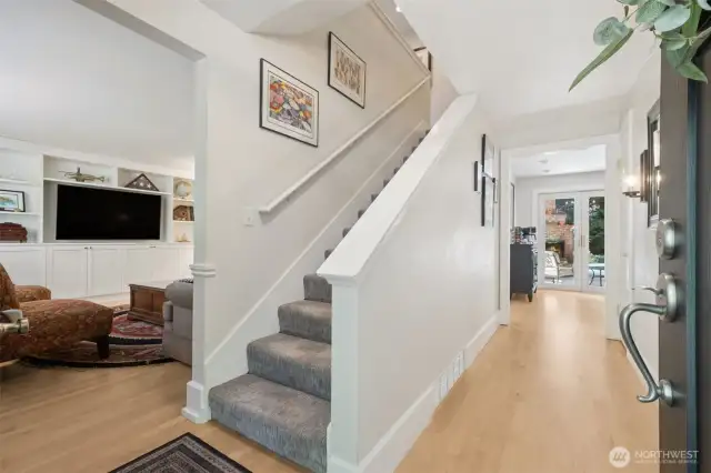 Maplewood floors greet you. You will marvel at this updated home with fantastic features throughout!
