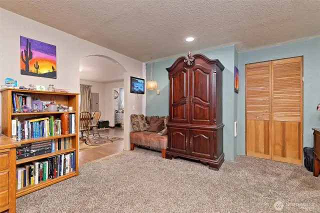 Another view of the extra living space.