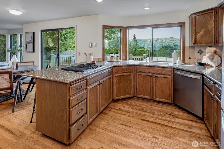 Kitchen sink views!