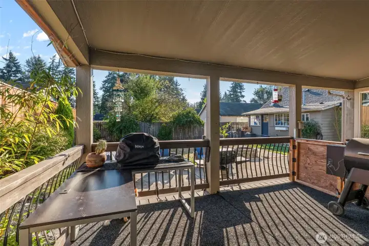 Deck off primary bedroom