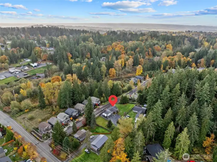 On location pin point.