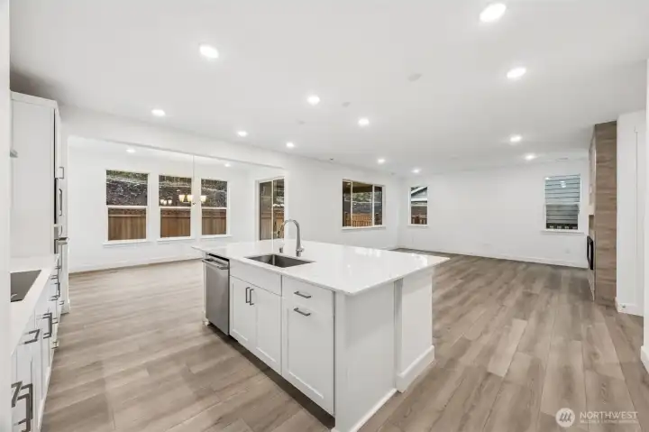 Photos are of the actual home.