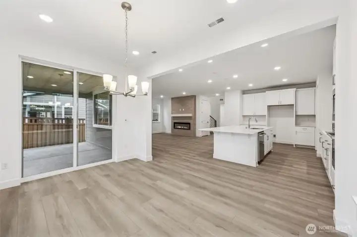 Photos are of the actual home.