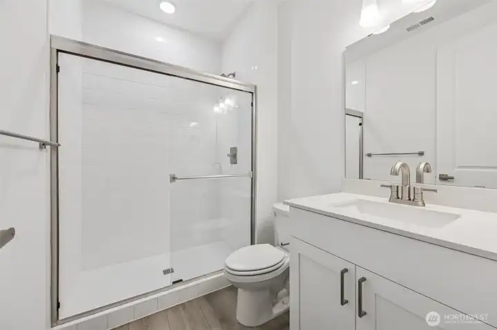 Photos are of the actual home.