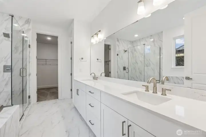 Photos are of the actual home.