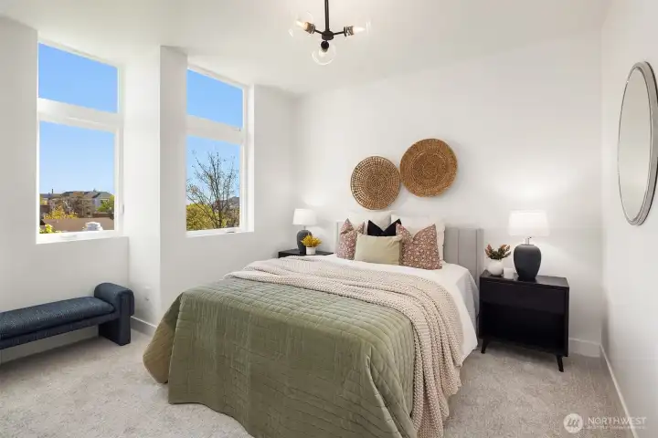 Photos from model home with similar layout, but different color scheme