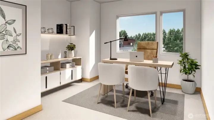 Bonus Room.  This is an artists rendering and does not accurately depict interior finishes.