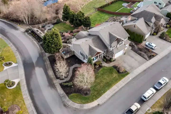 Corner lot on quiet street