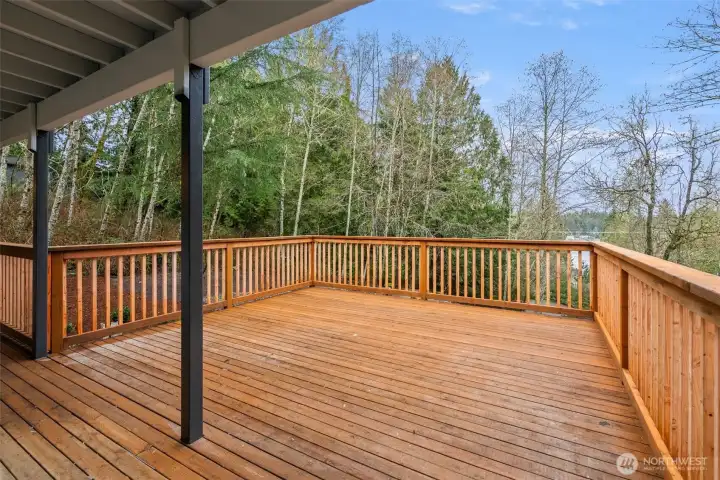 Water Views from your large deck