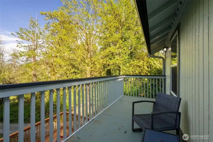 enjoy morning coffee while listening to the birds from your private upper deck enjoy morning coffee while listening to the birds from your private upper deck