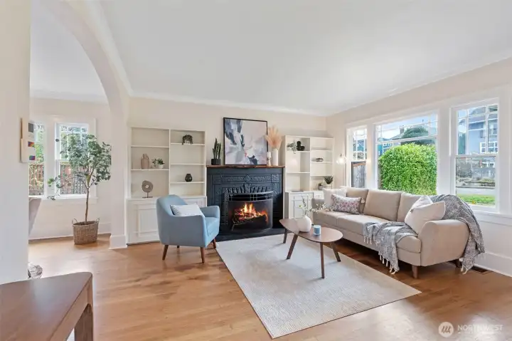 Wood Burning Fireplace